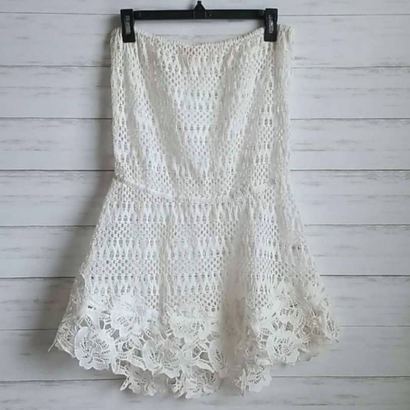 VICTORIA'S SECRET Crochet Lace Dress Swimsuit Cover up - Picture 2 of 2